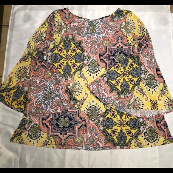 Midnight Velvet Wide Sleeve Blouse - Picture 1 of 5